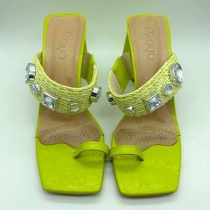 Lime Green Sandals
